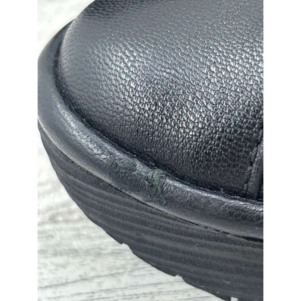 FLY LONDON Black Leather Perforated‎ Wedge Ballet Flats Women Size 37 P500798000 - Picture 7 of 11